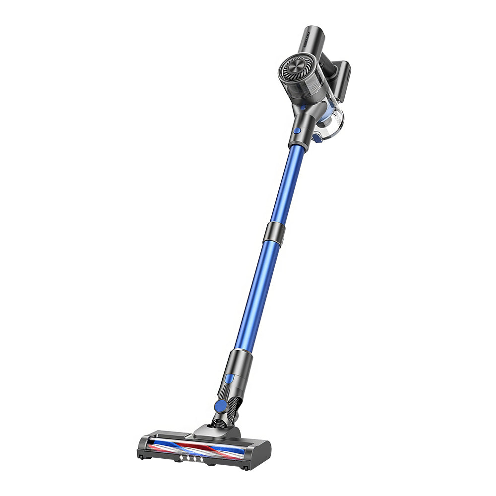 Cordless Stick Vacuum Cleaner – Lightweight, Swivel LED Brush, HEPA Filtration