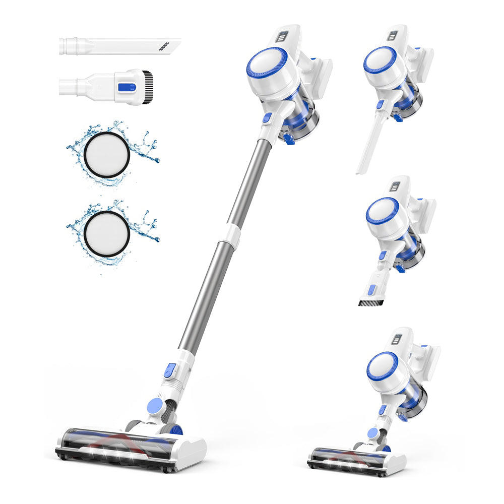 Cordless Stick Vacuum Cleaner – Lightweight with HEPA and Smart Display