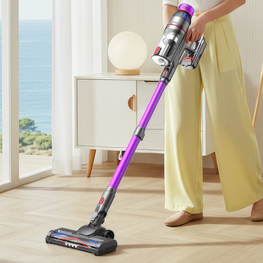 Cordless Stick Vacuum Cleaner – Lightweight with HEPA Filtration