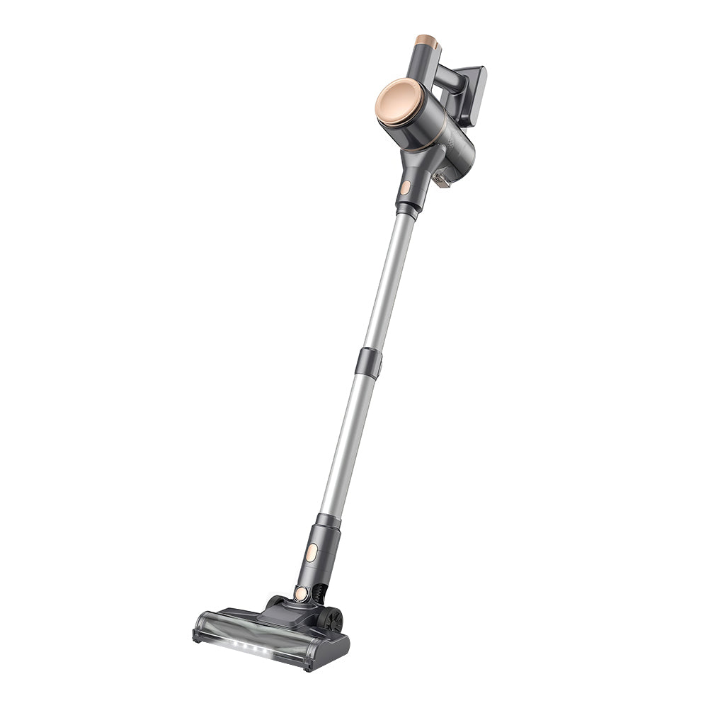 Cordless Stick Vacuum Cleaner – Motorized V-Brush, 5-Stage HEPA, Lightweight