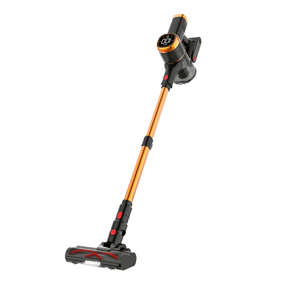 Cordless Stick Vacuum Cleaner – Lightweight Design with Touch Screen & HEPA Filtration