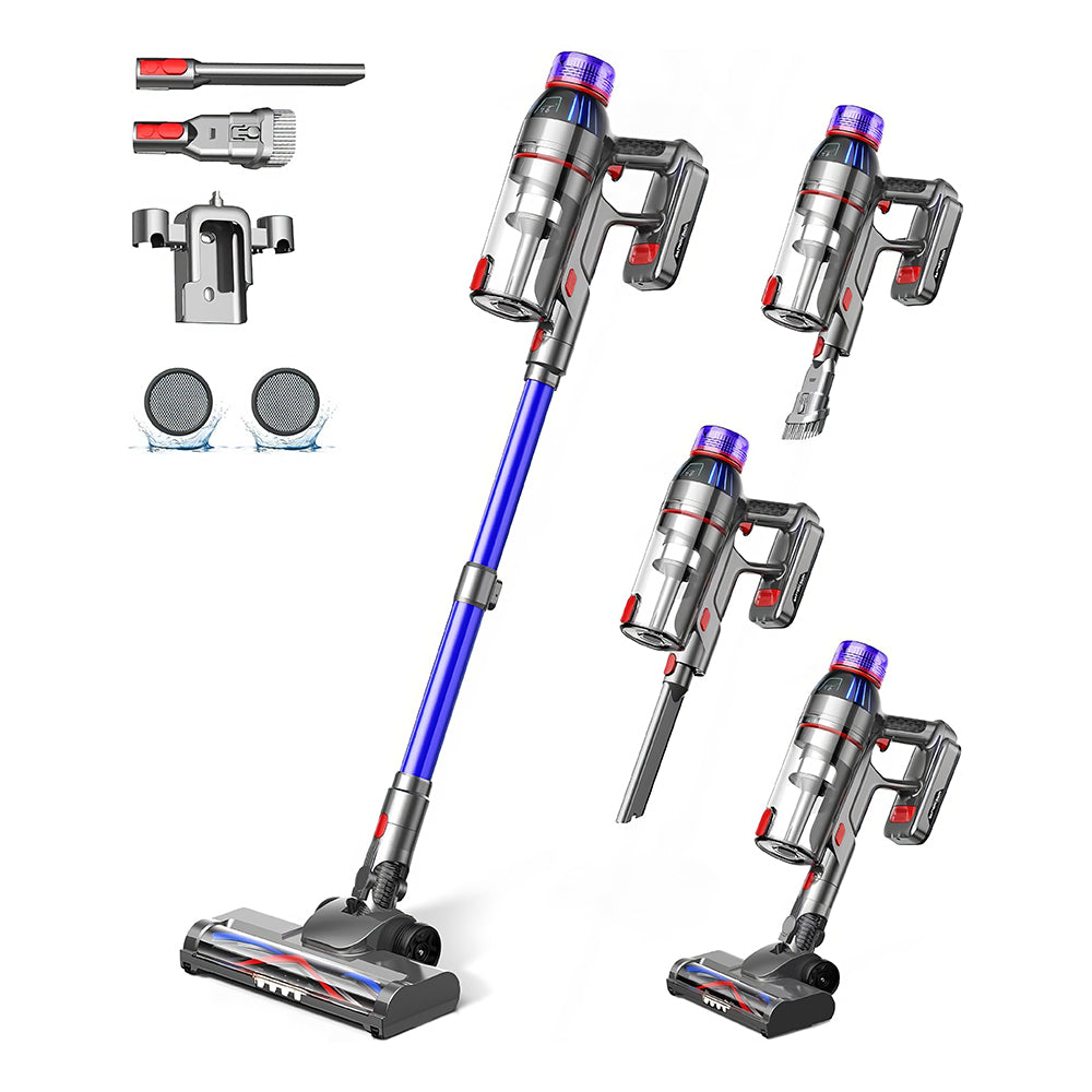 Cordless Stick Vacuum Cleaner – Lightweight with HEPA Filtration