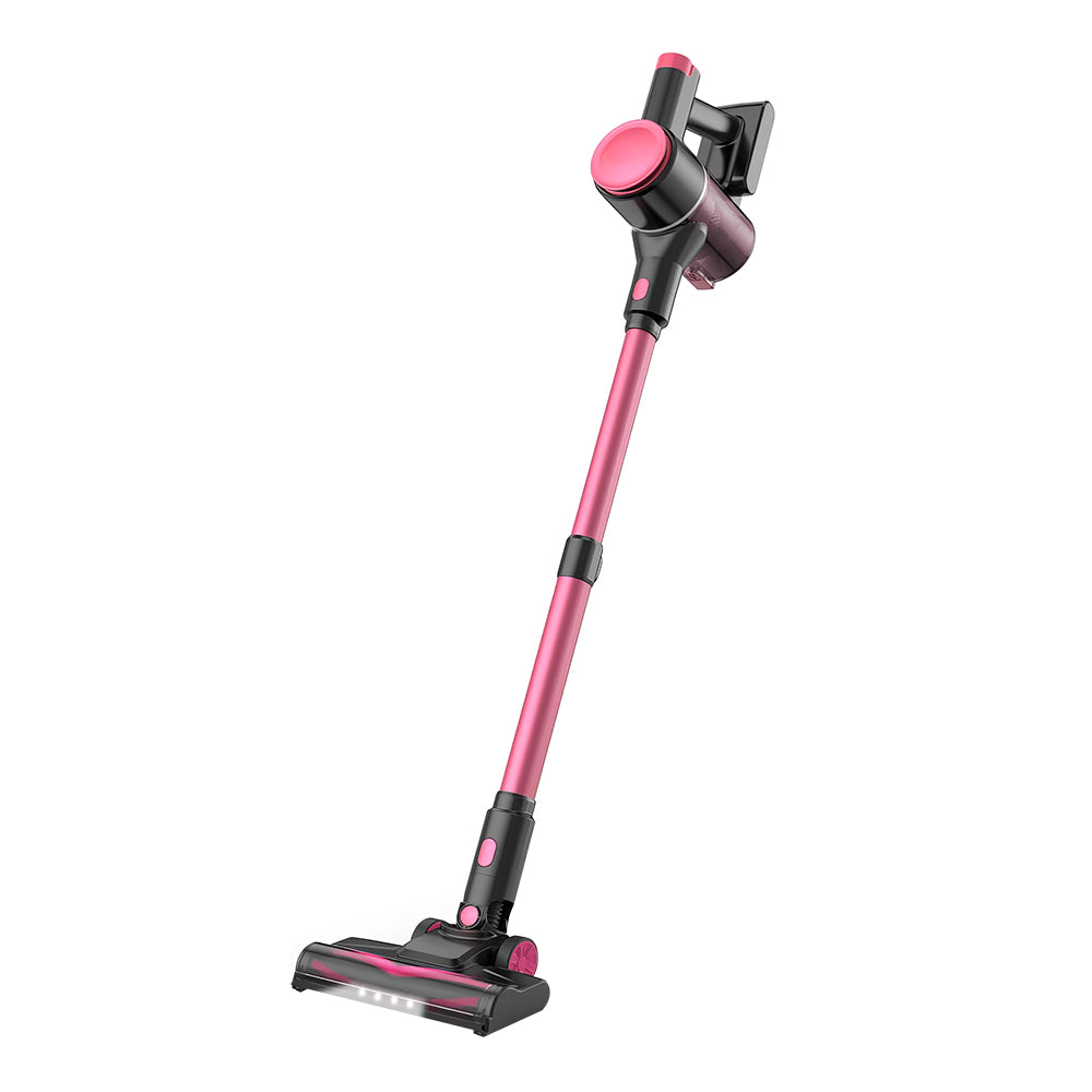 Cordless Stick Vacuum Cleaner – Motorized V-Brush, 5-Stage HEPA, Lightweight