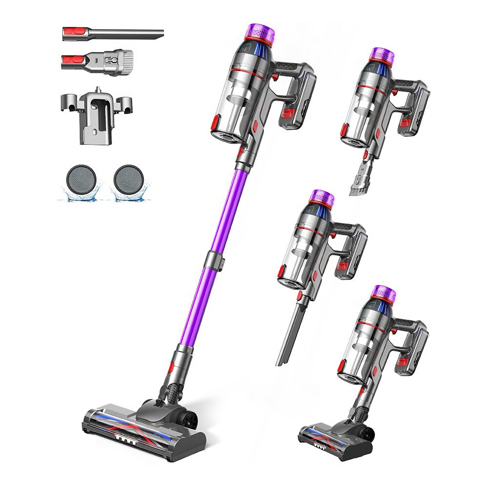 Cordless Stick Vacuum Cleaner – Lightweight with HEPA Filtration
